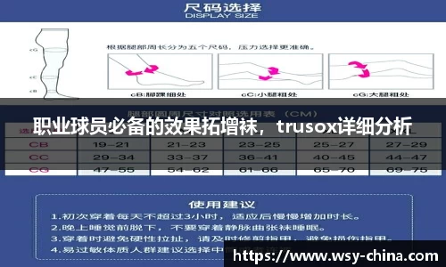 职业球员必备的效果拓增袜，trusox详细分析